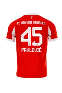 Bayern Munich Aleksandar Pavlovic #45 Jalkapallovaatteet Kotipaita 2025-26 Lyhythihainen
